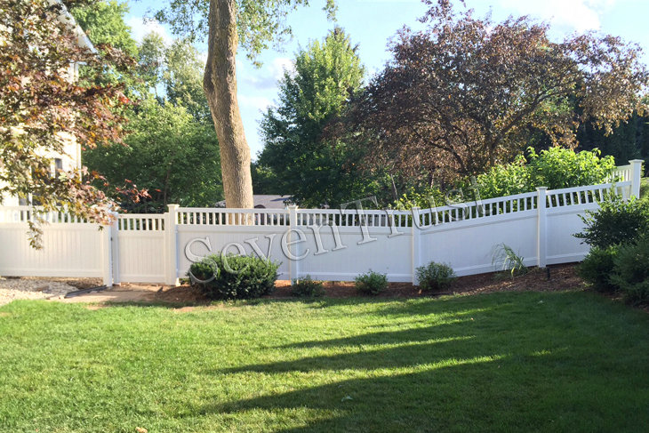 vinyl fence project in america